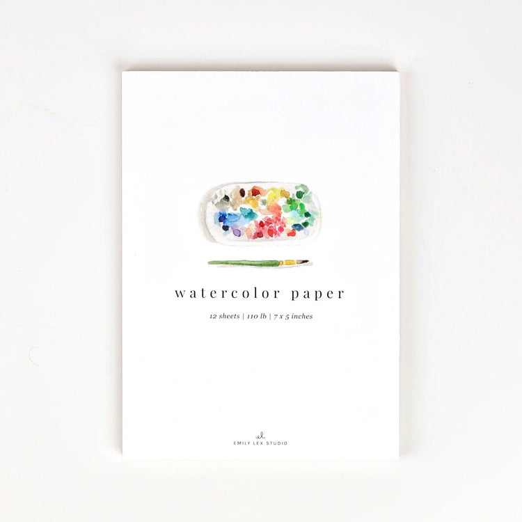 8.5x11 Watercolor Paper Pad