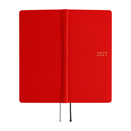 Hobonichi Techo Weeks - Colors: Poppy Red