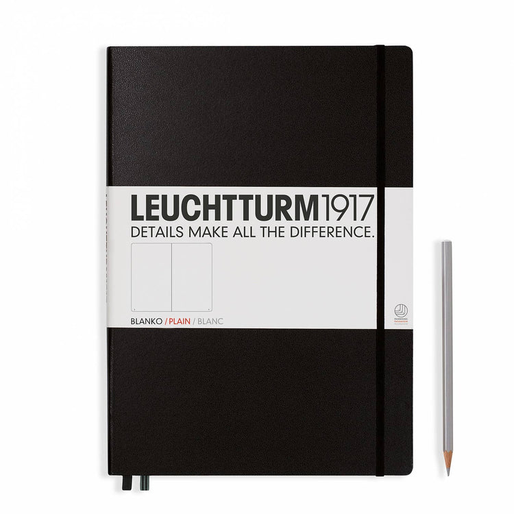 Black Large Hardcover Notebook (A4+)