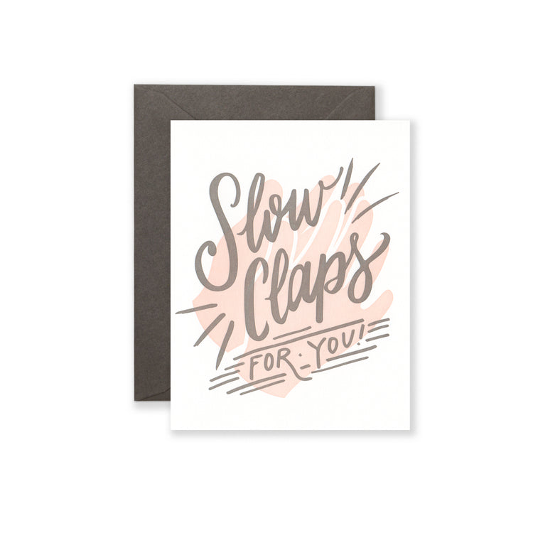Slow Claps Congratulations Greeting Card