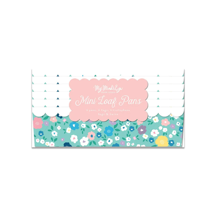 Blue Floral Loaf Pan Set