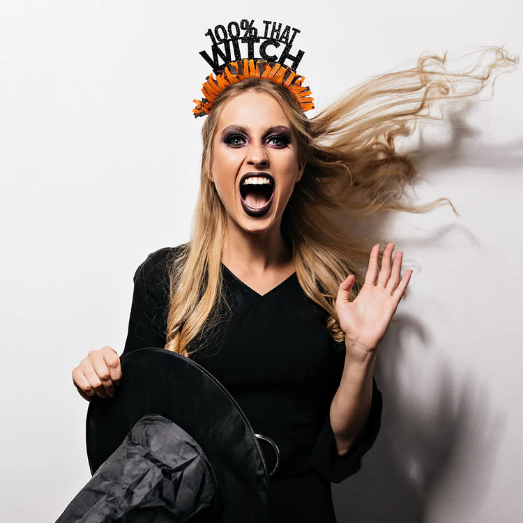 100% That Witch Halloween Party Crown