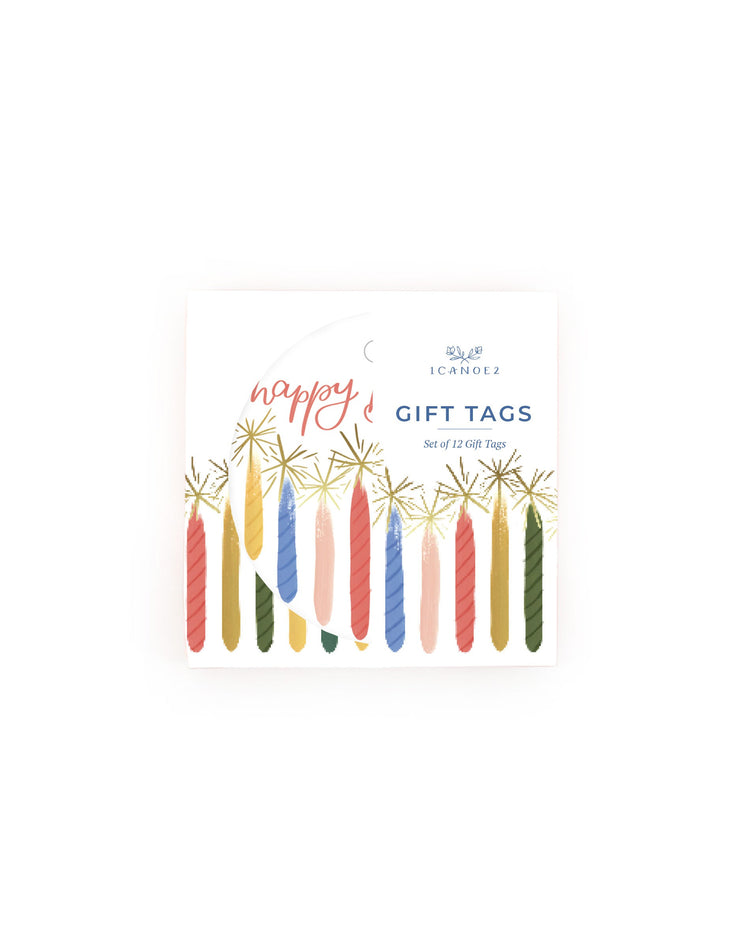 Birthday Candle Gift Tags