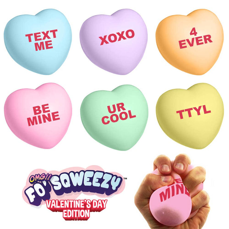 Conversation Heart Stress Balls