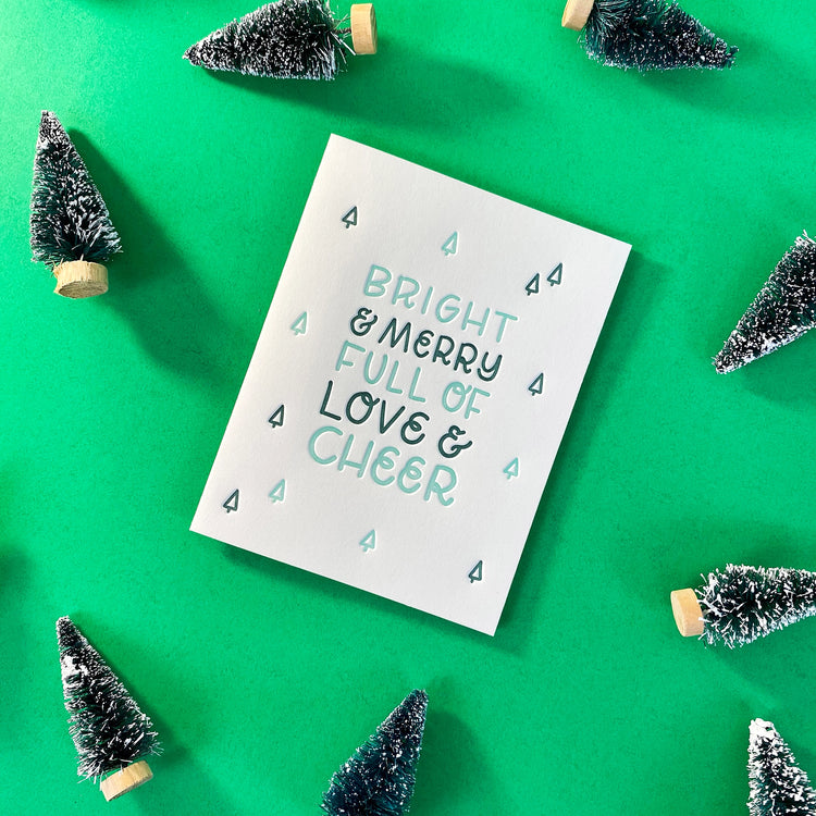 Full of Love and Cheer Greeting Card