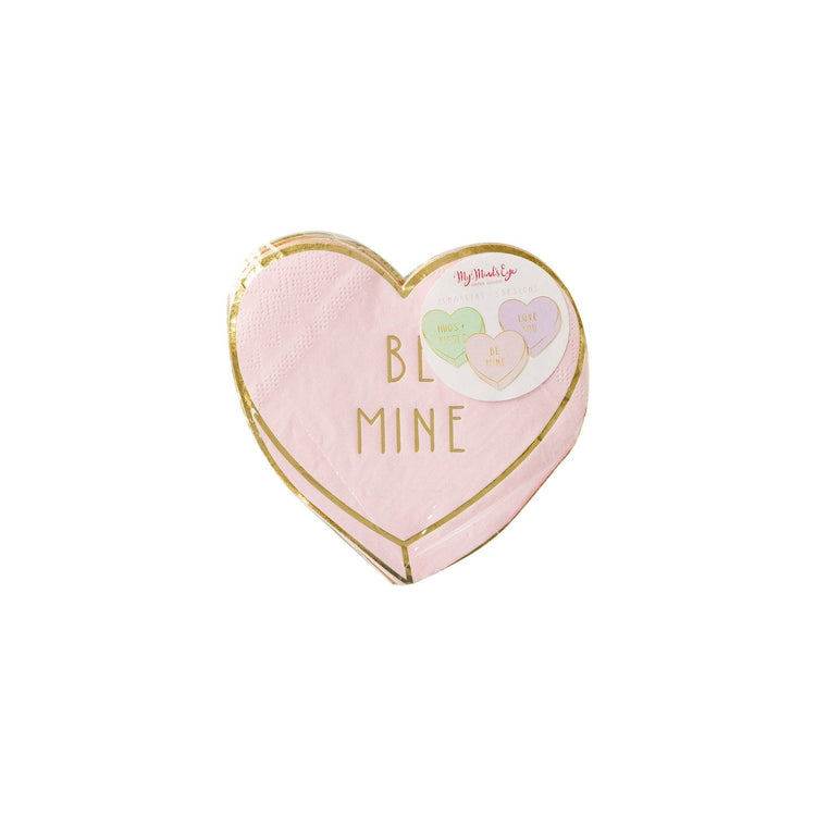Heart Shaped Candy Paper Napkins