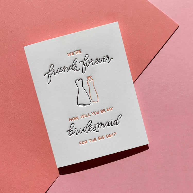 Be My Bridesmaid Greeting Card