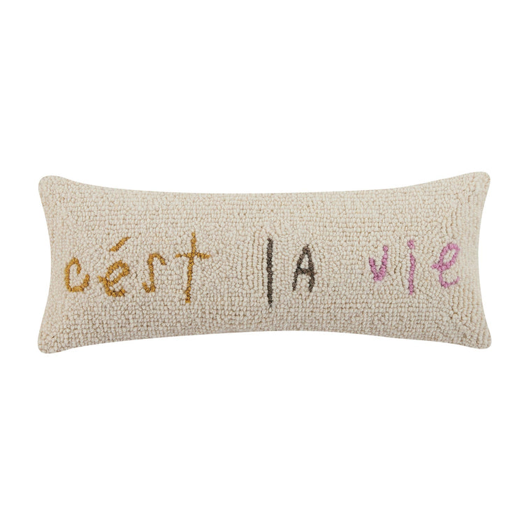 C'est La Vie Lumbar Hook Pillow