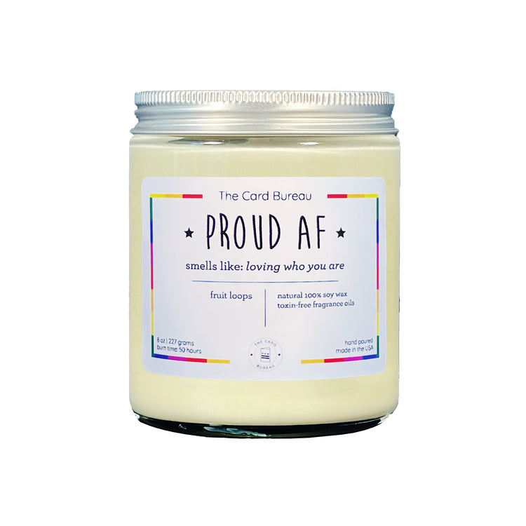 Proud AF PRIDE Candle