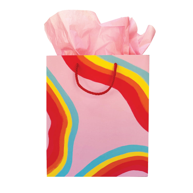 Rainbow Ribbon Gift Bag