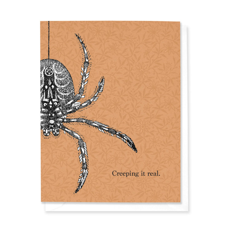 Creeping it real Halloween Card