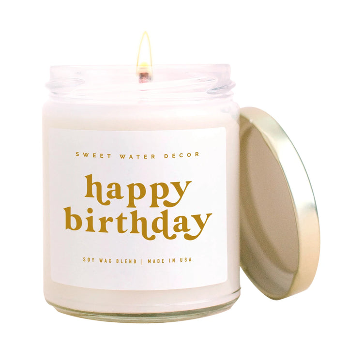 Happy Birthday Soy Candle