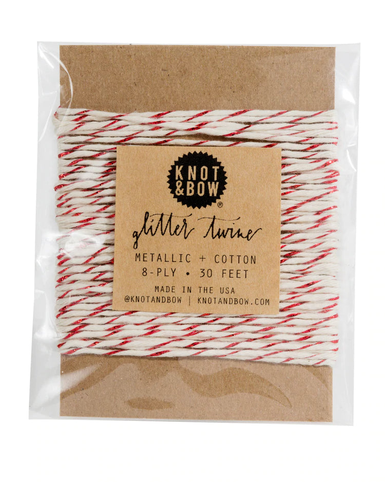 Copper Natural Glitter Twine