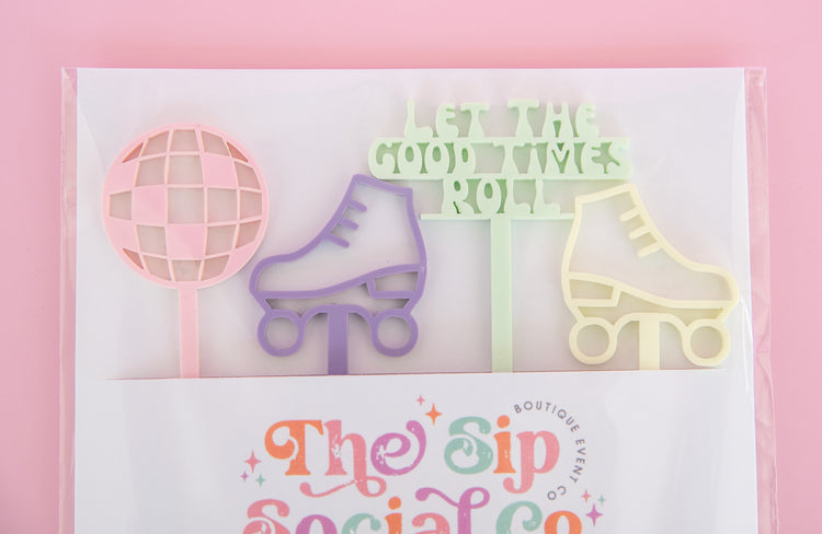 Roller Skate Drink Stirrers