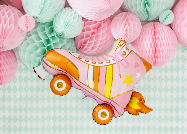 Retro Roller Skate Foil Balloon