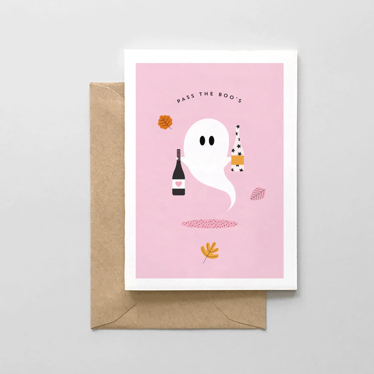 Pass the Boo's Halloween Card