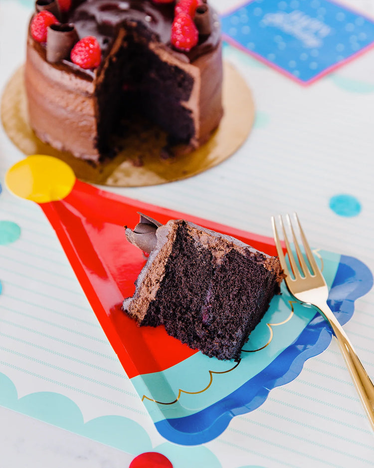 Birthday Hat Shaped Plate