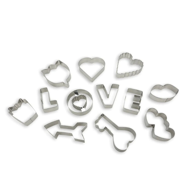 Valentines Cookie Cutter 12 Piece Boxed Set