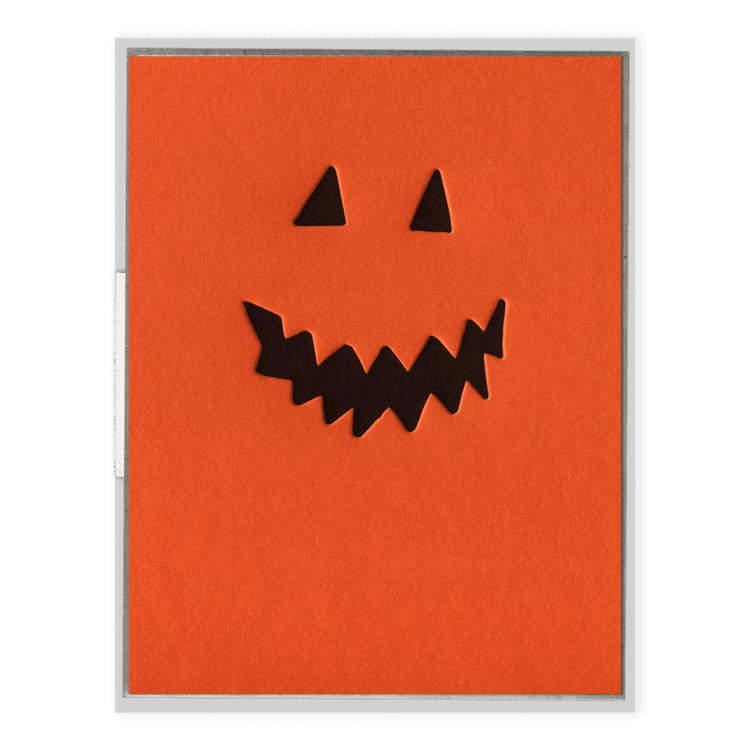 Jack O' Lantern Halloween Card