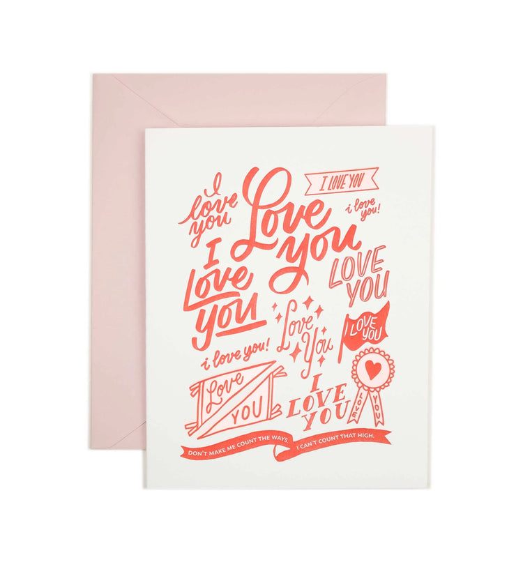 Can't Count Love Card