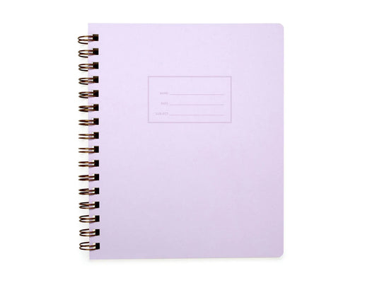 Lilac Dot Grid Notebook