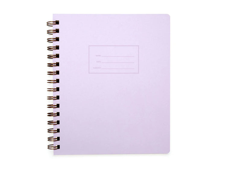 Lilac Dot Grid Notebook