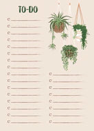 Hanging Plants To-Do Notepad