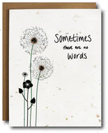 No Words Sympathy Card *Plantable*