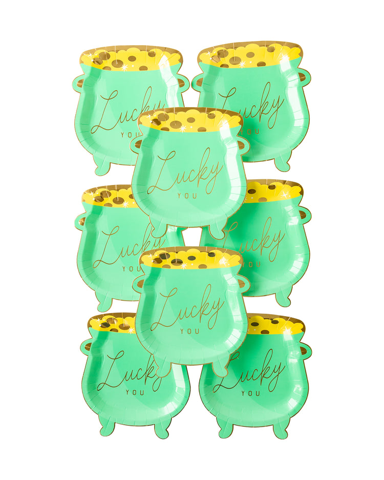 Shaped Pot Of Gold Plate