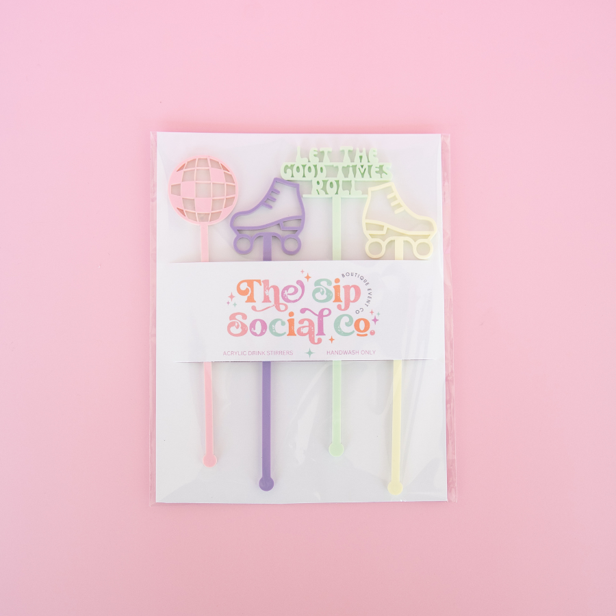 Pink Drink Stirrers 