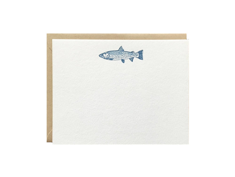 Trout Flat Stationery Set