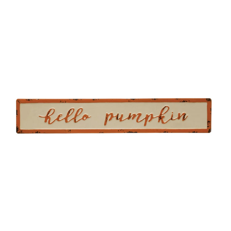 Hello Pumpkin Wall Decor
