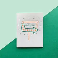To New Adventures Greeting Card