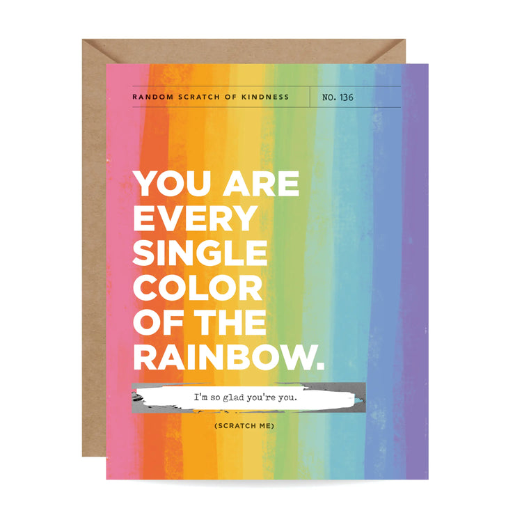 Every Single Color Scratch-off Card