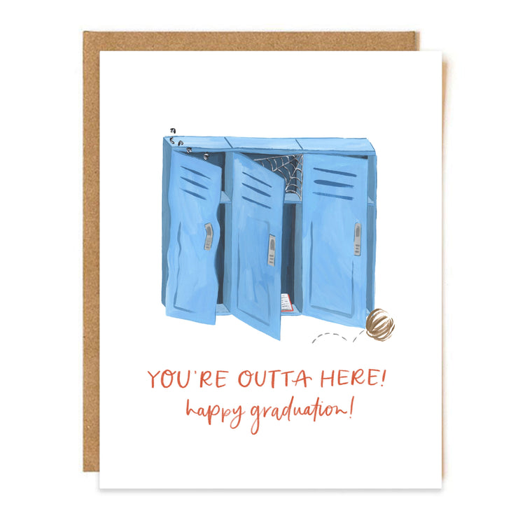 Graduation Lockers Card
