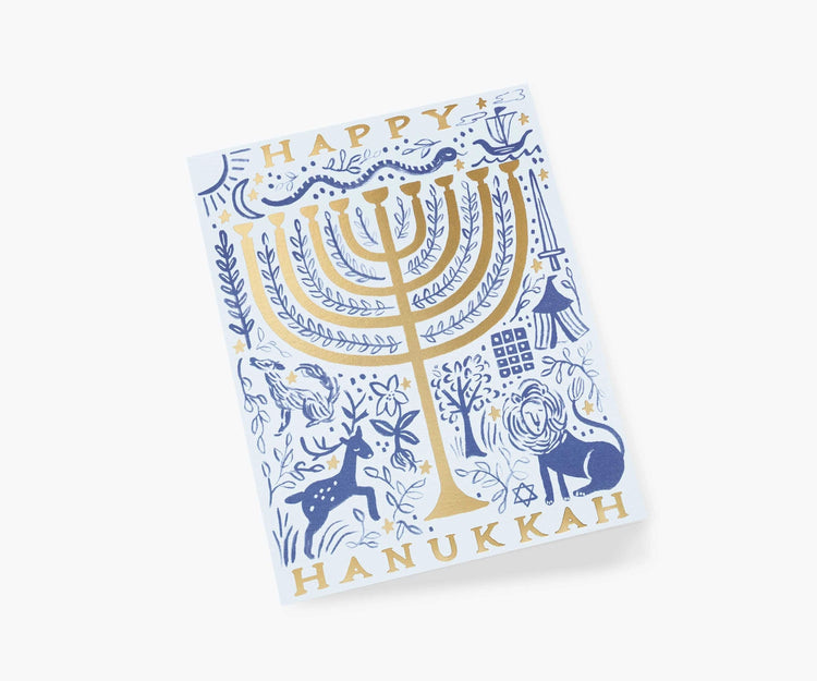 Twelve Tribes Hanukkah Card