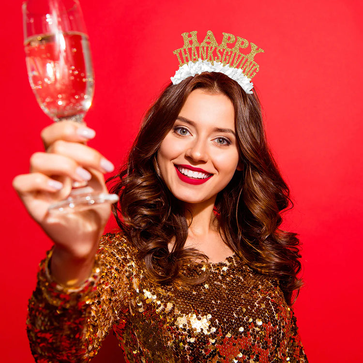 Happy Thanksgiving Party Crown