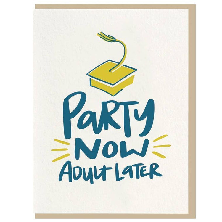 Party Now Graduation Card