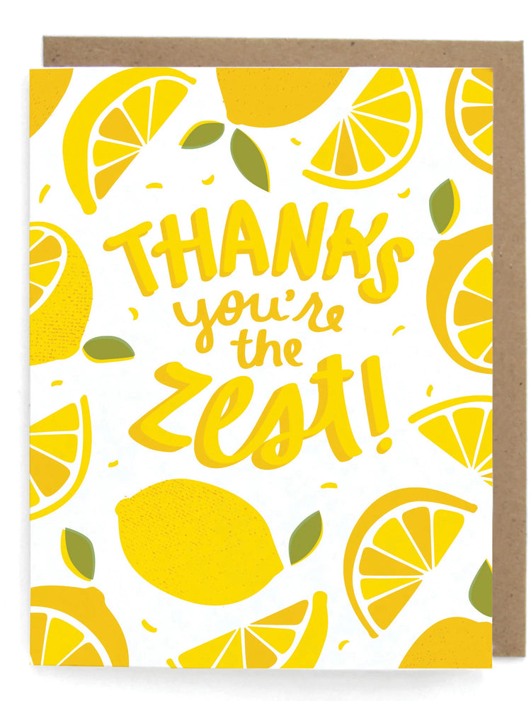You're the Zest Lemon Card