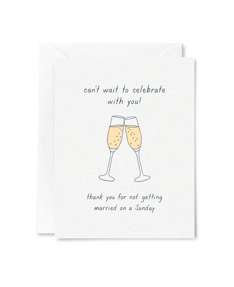 Married on a Sunday Card