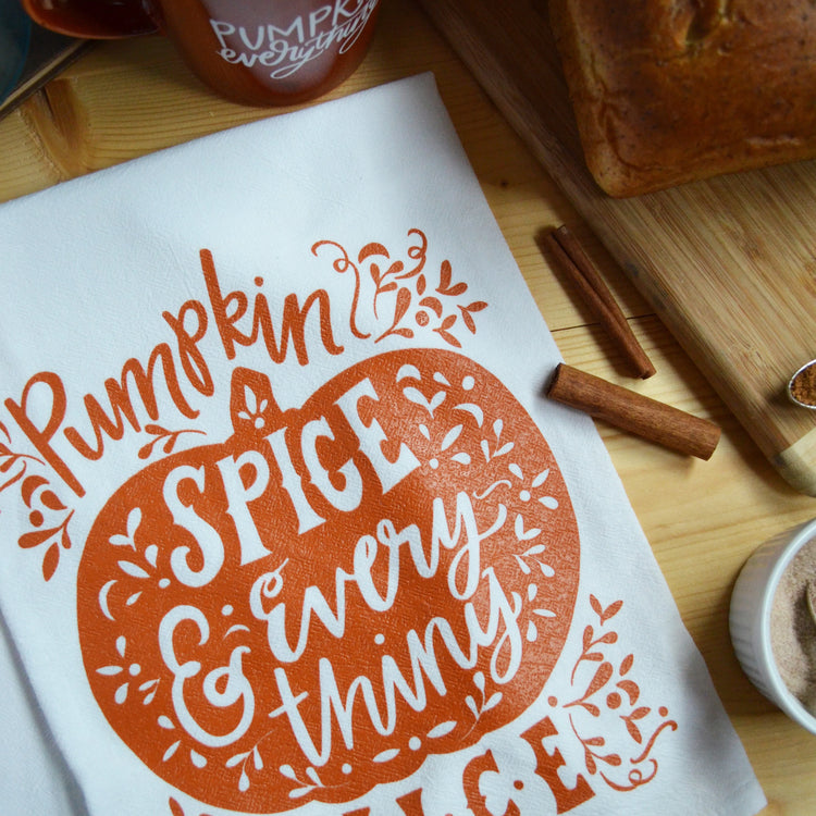 Pumpkin Spice Kitchen Towel