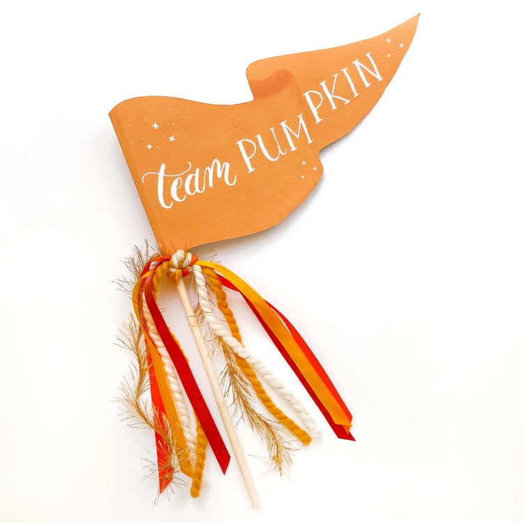 Team Pumpkin Party Pennant