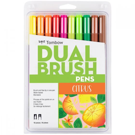 Citrus Dual Brush Pen Art Markers