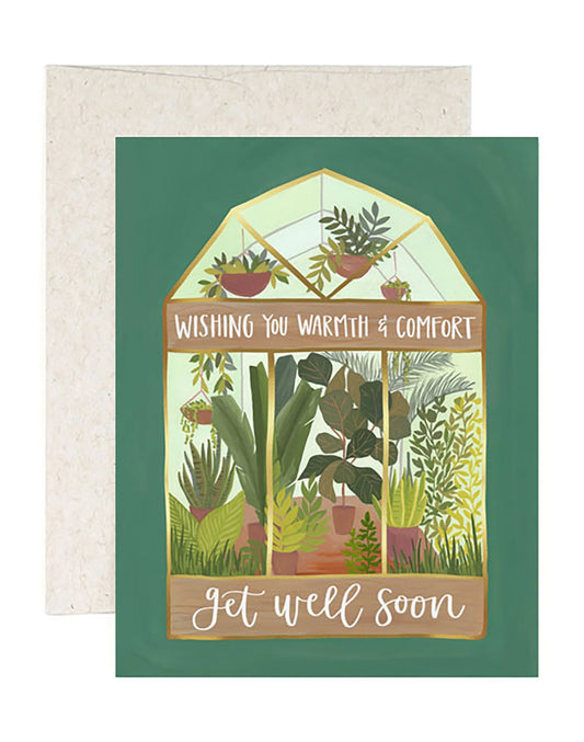 Get Well Greenhouse Card
