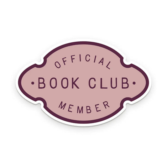 Official Book Club Member Sticker
