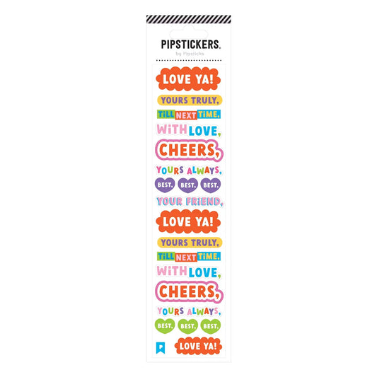 Fond Farewells Stickers