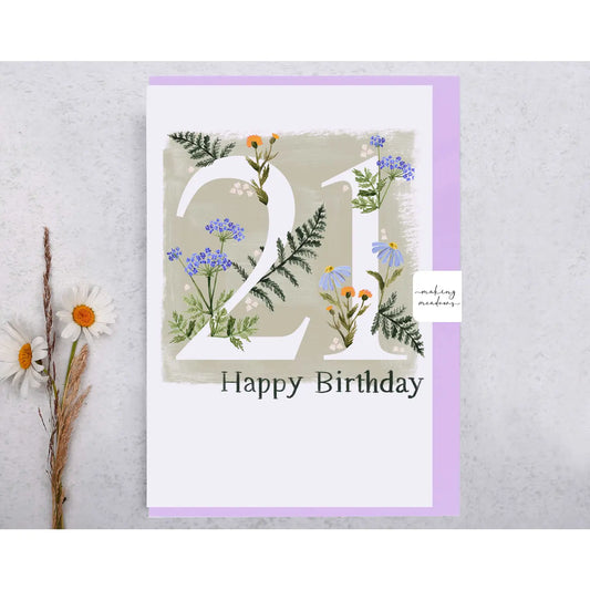 Happy 21st Birthday Flowers