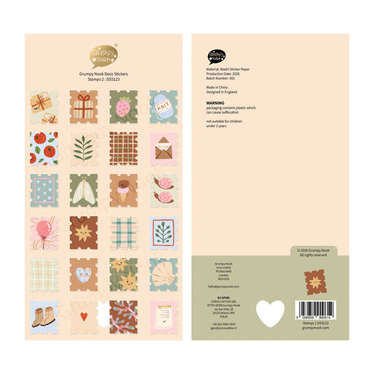Stamps 2 Sticker Sheet