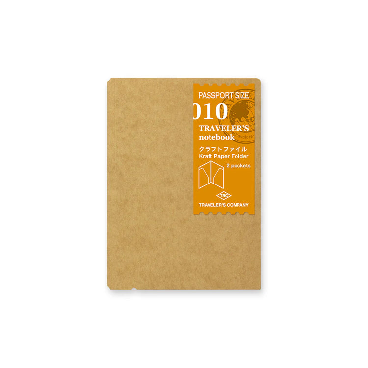 Traveler's Company Passport Size Refill - Kraft Paper Folder