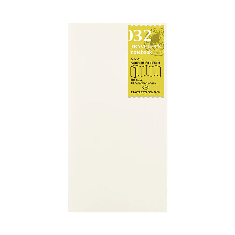 Traveler's Regular Accordion Fold Paper